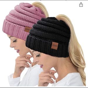 Zooron Ponytail Winter Hat bundle